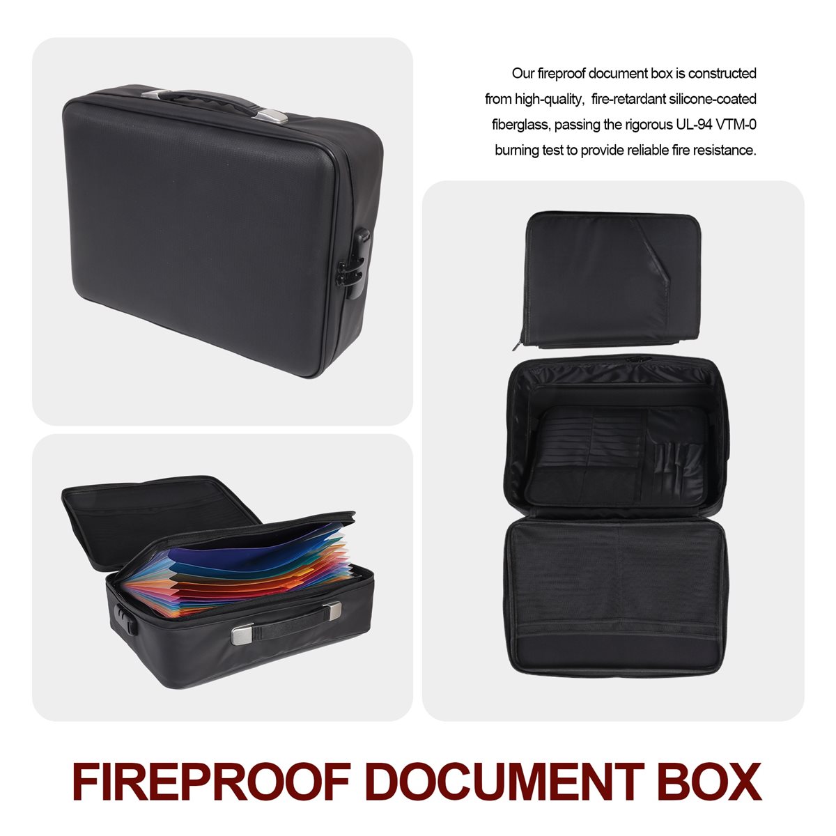 828328 Fireproof Document Box  - огляд і ціна Fire Safe Document