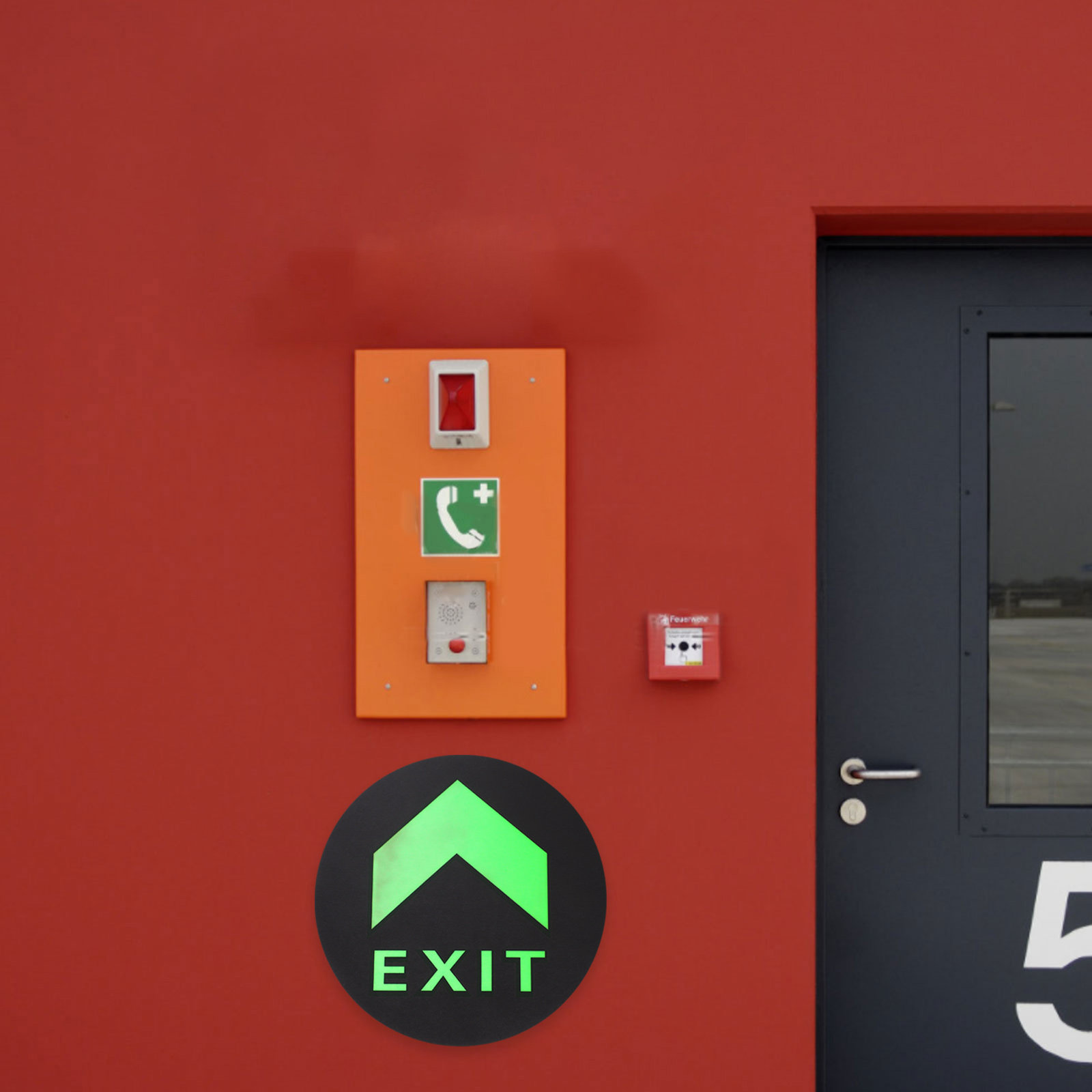 5Pcs Glow in The Dark Exit Sig - огляд і ціна Emergency Exit Sign