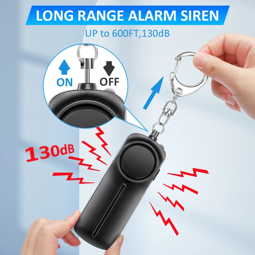 Self Defense Alarm 130dB Ultra - огляд і ціна Personal Alarm Keychain