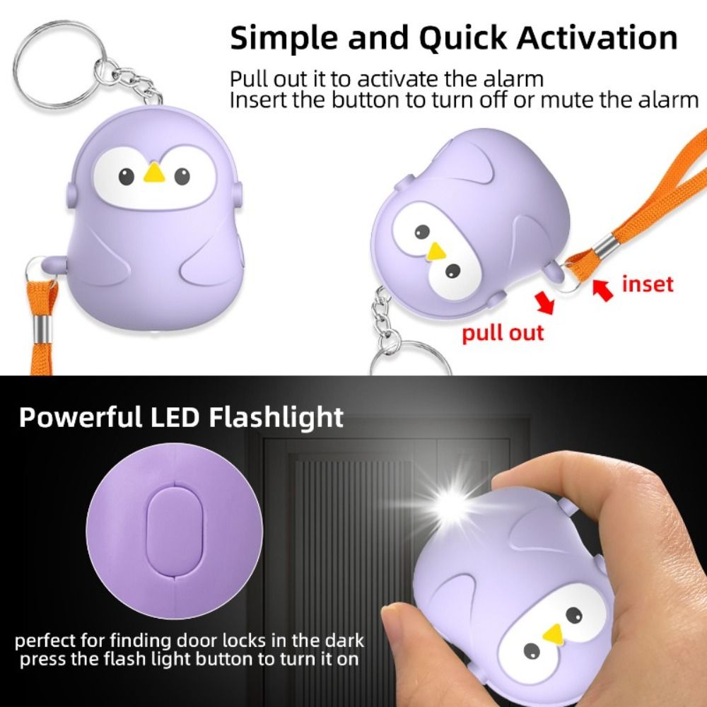 New 130dB Personal Self Defens - огляд і ціна Personal Alarm Keychain