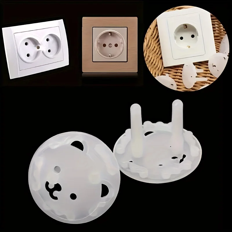 10pcs Bear EU Power Socket Ele - огляд і ціна Outlet Cover Baby