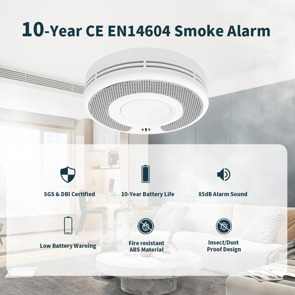 Standalone Smoke Alarm, Smoke  - огляд і ціна Smoke Detector Interconnected