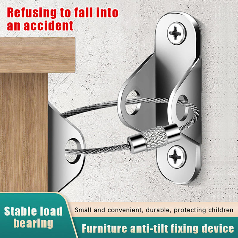 **1Set Furniture Anchors Anti  - огляд і ціна Earthquake Anchor Strap