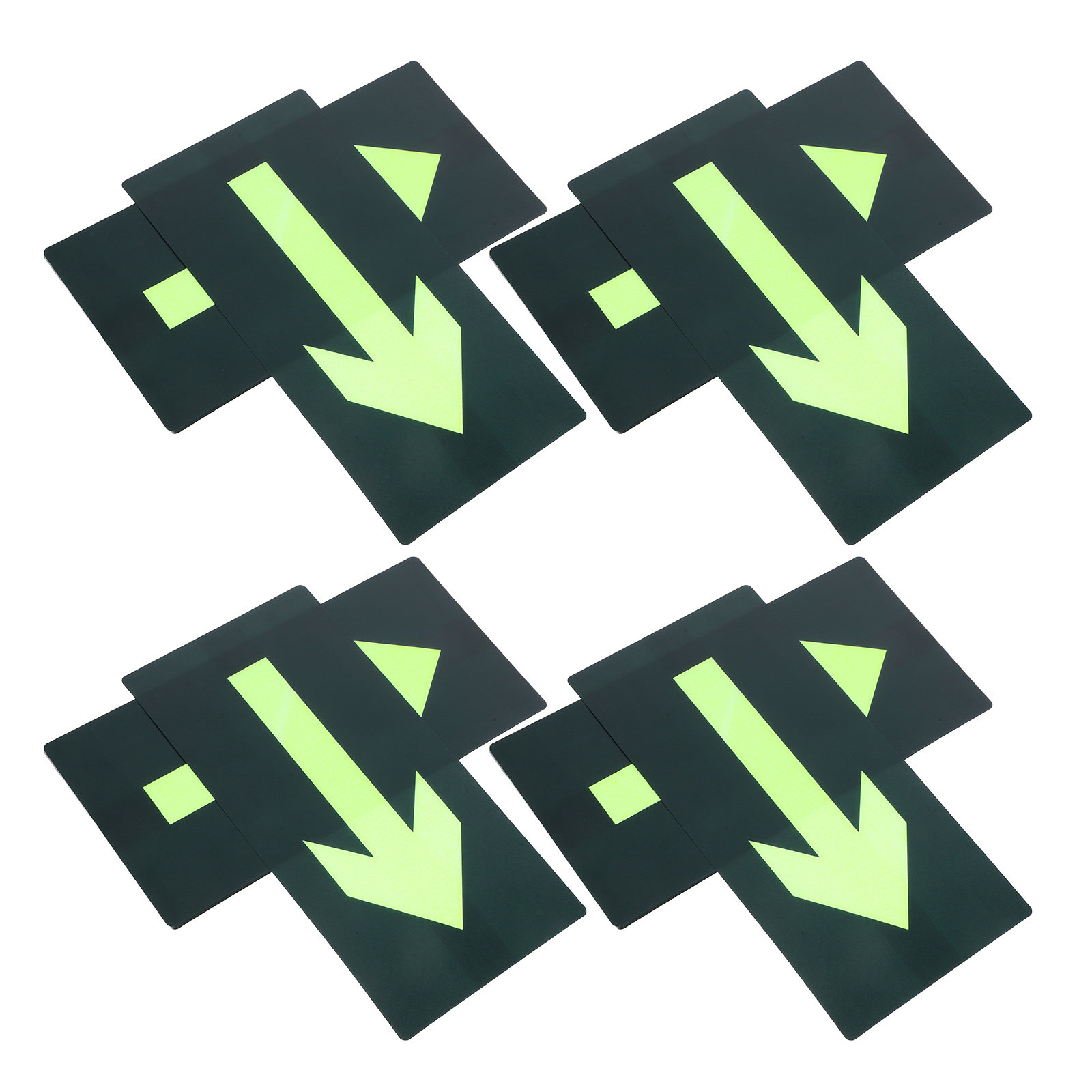 8Pcs Glow in The Dark Waterpro - огляд і ціна Emergency Exit Sign