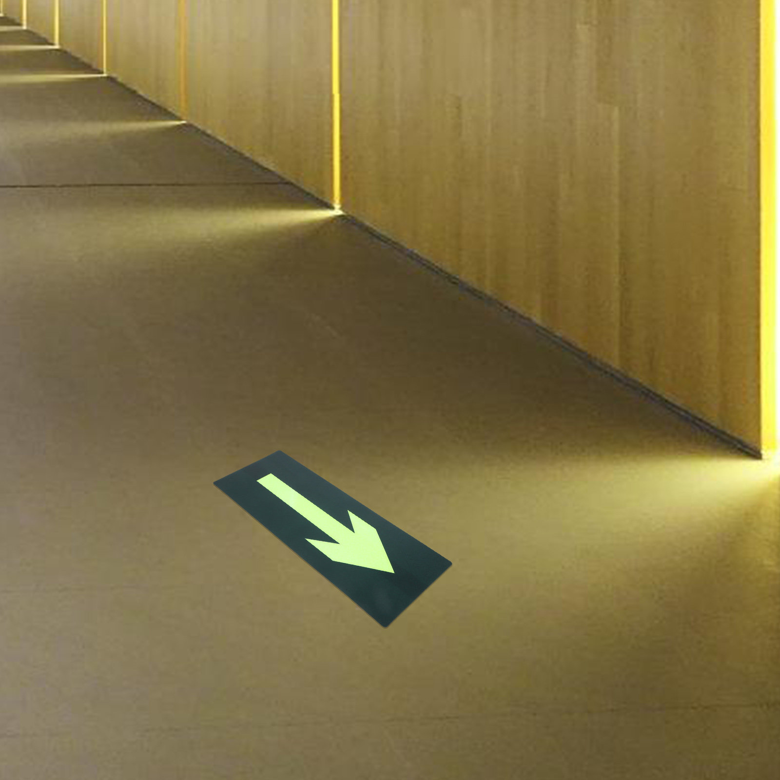 8Pcs Glow in The Dark Waterpro - огляд і ціна Emergency Exit Sign
