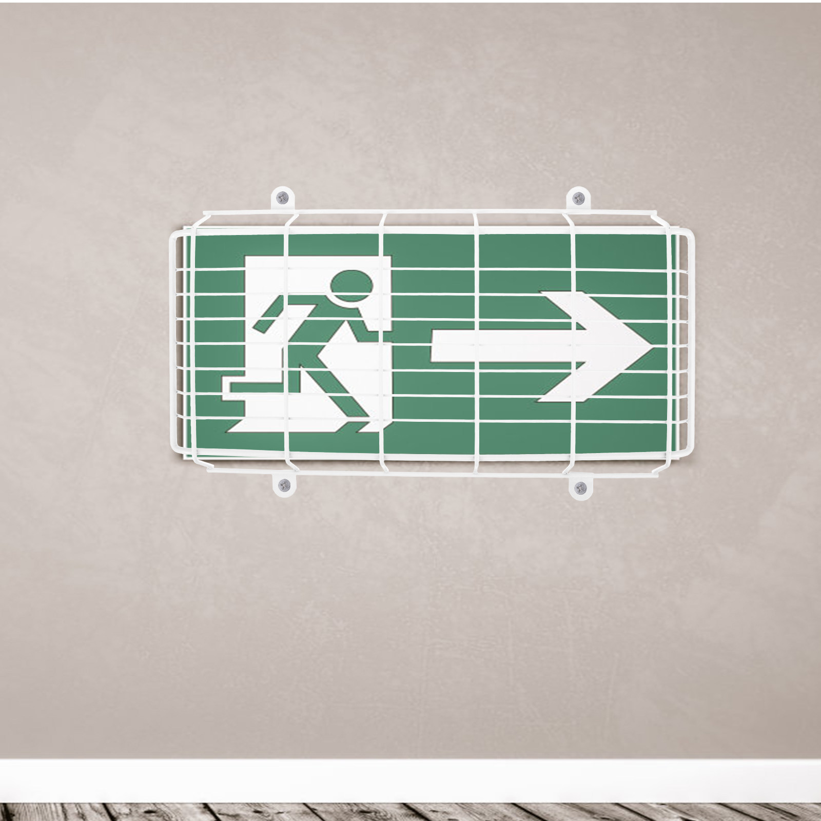 Metal Emergency Light Protecti - огляд і ціна Emergency Exit Sign